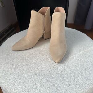 Cole Haan Cream Ankle Booties